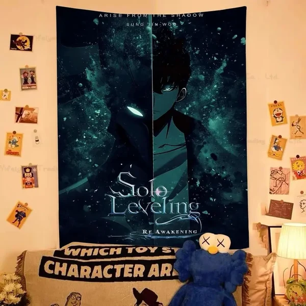 Top-Quality Solo Leveling Wall Flag Functional