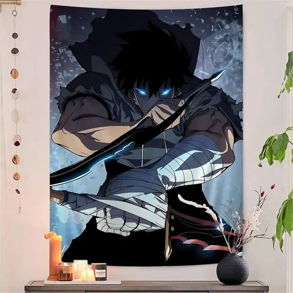 Traditional Solo Leveling Anime Wall Art Next-Generation