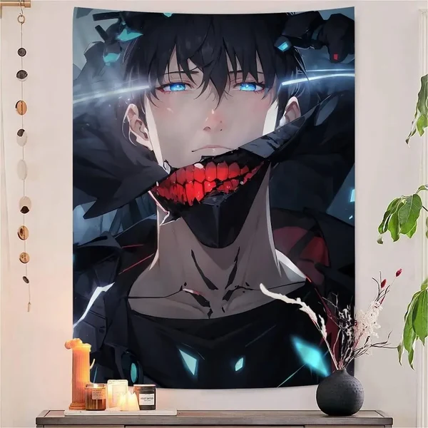 Outstanding Solo Leveling Anime Wall Banner Organic