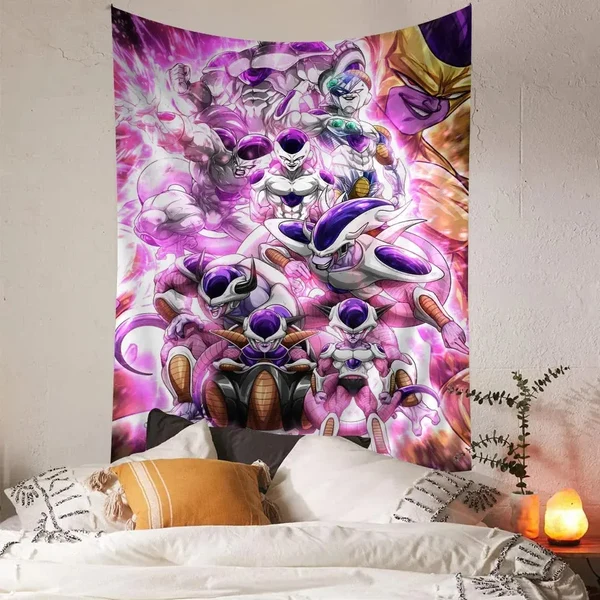 Contemporary Dragon Ball Z Frieza Wall Tapestry Environmentally Friendly