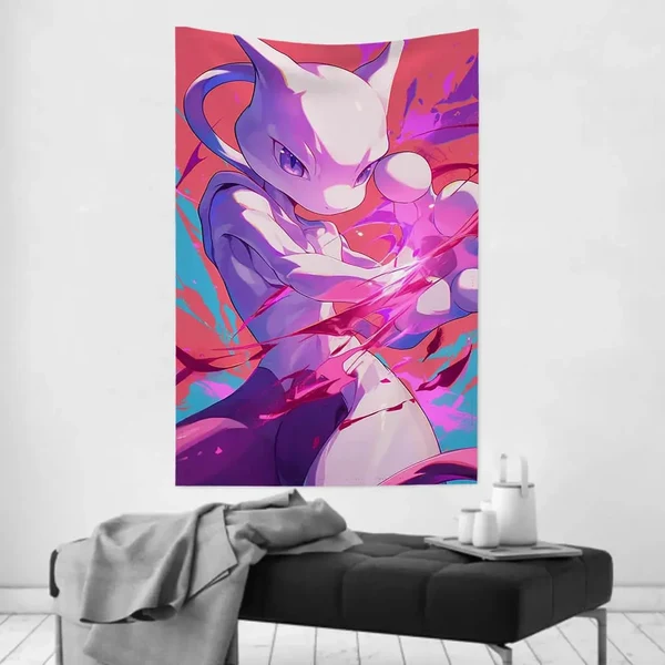 Long-Lasting Mewtwo Pokemon Wall Hanging Specialty