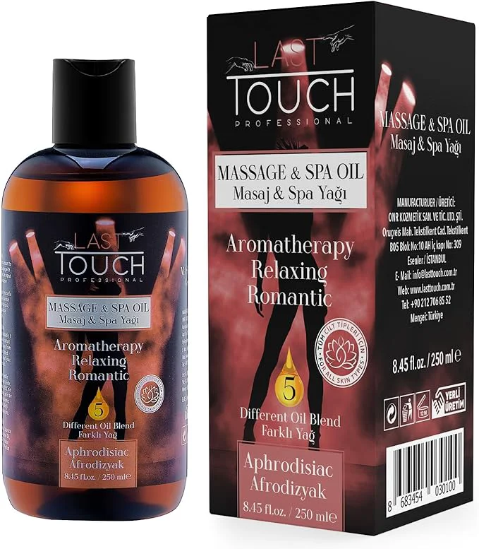 Practical Massage Oil for Couples – Sensual and Relaxing Aromatherapy Body Oil – Romantic Consistent