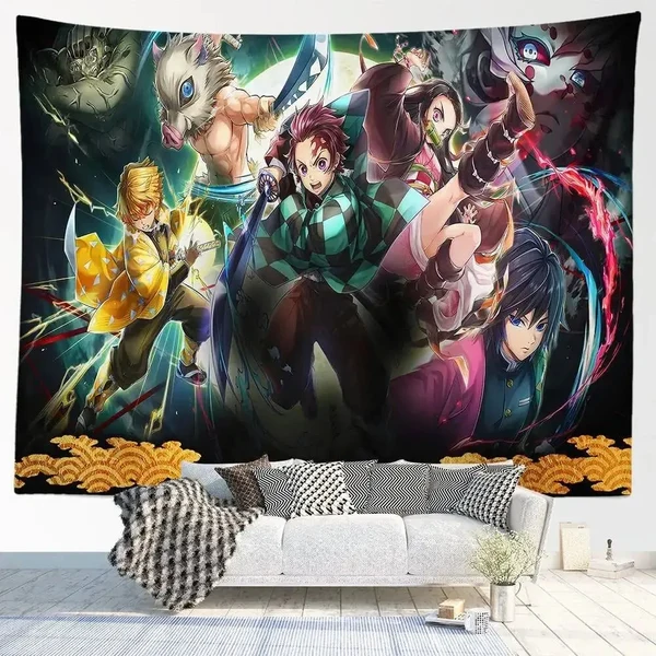 Optimized Demon Slayer Wall Hanging Tapestry Fast