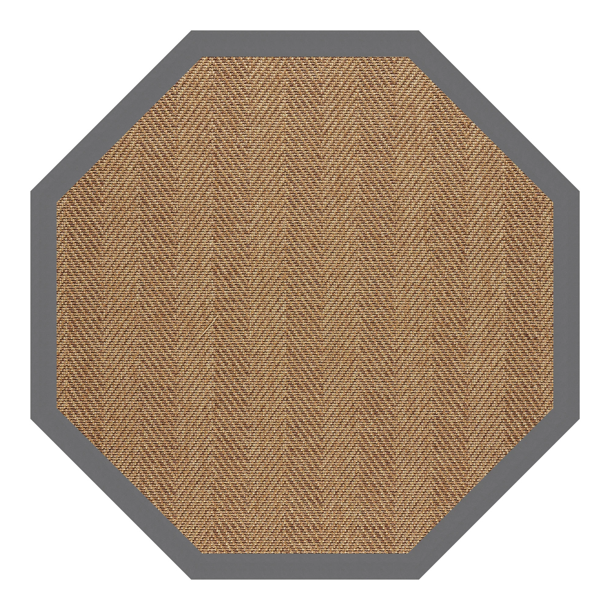 Casual Islamorada Rug – Herringbone Canvas Charcoal Flexible