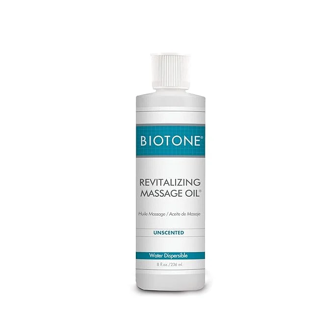 Original Biotone Revitalizing Unscented Massage Oil 8 Ounce Fast
