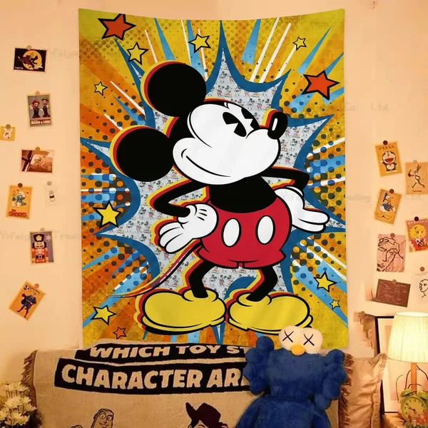 Artisan Mickey Mouse Tapestry Excellent