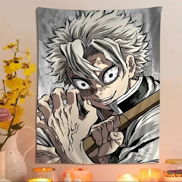 Innovative Sanemi Shinazugawa Fabric Wall Poster High-Quality