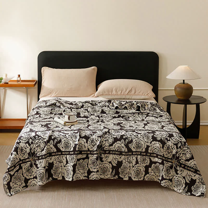 Trendy Ownkoti Country Blooming Rose Pure Cotton Quilt Next-Generation