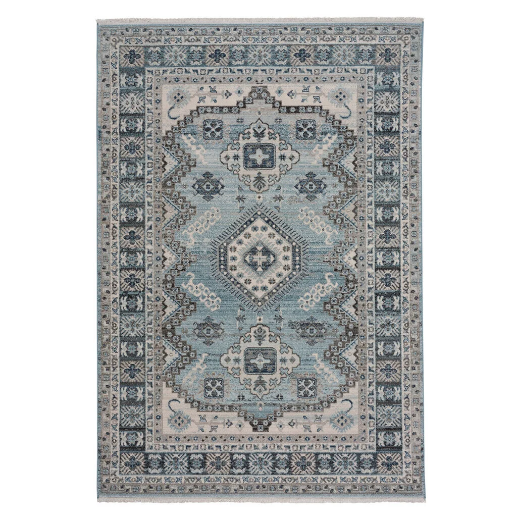 Secure Landis Rug – Kazak Blue Mist Luxury
