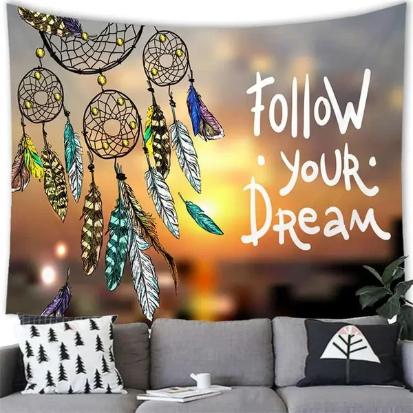 Safe Bohemian Dream Catcher Fabric Art Next-Generation