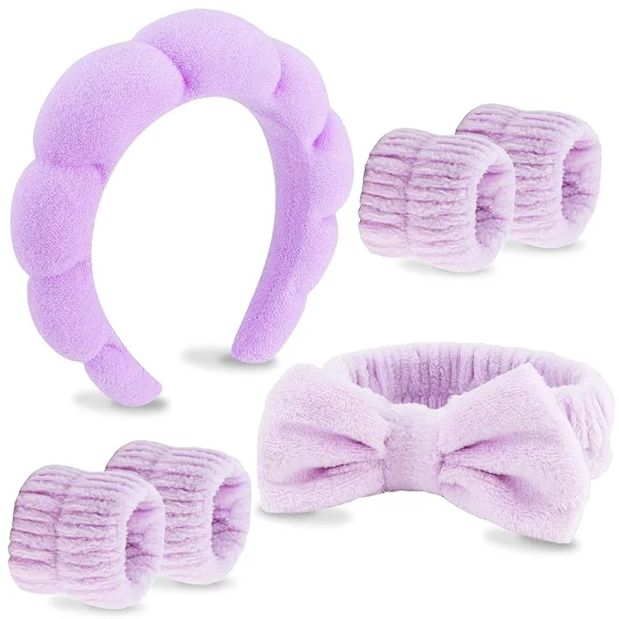 Traditional VELSCRUN 6 Pack Spa Headband Makeup Headband Face Wash Headbands Skincare First-Class