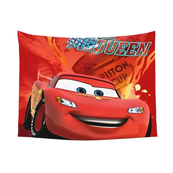 Exceptional Lightning McQueen Wall Hanging Tapestry Trendy