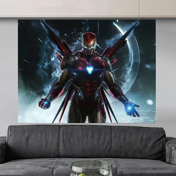 Crafted Iron Man Tapestry Sustainable