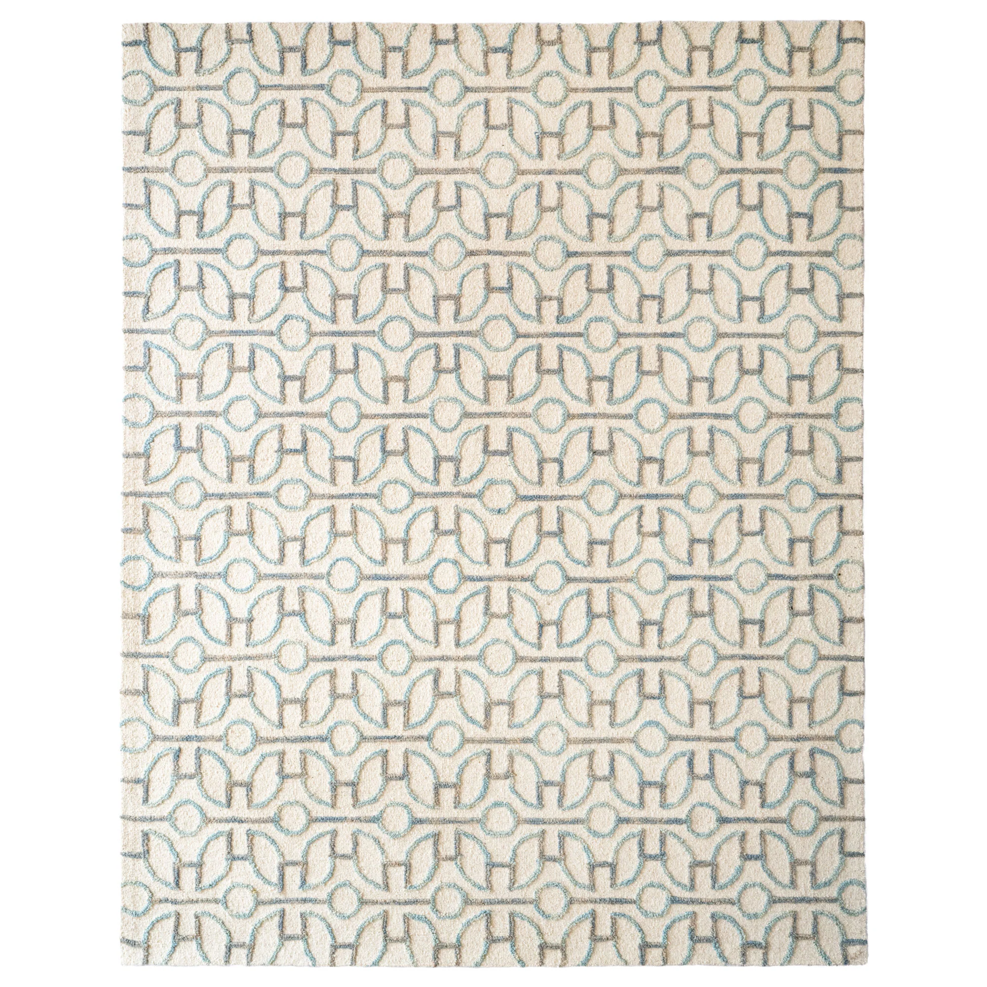 Traditional Pulse Mineral Cream Rug Carefully Designed