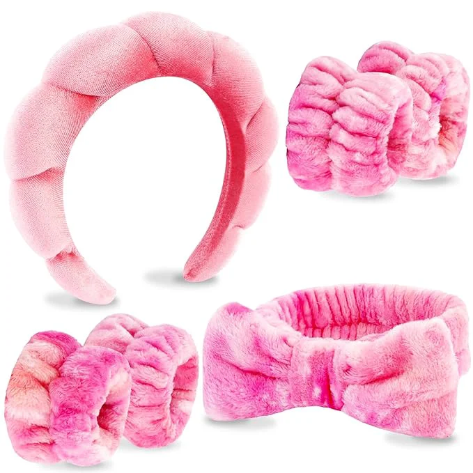 Elegant VELSCRUN Spa Headband Makeup Face Wash Skincare Headbands Stuff High-Grade