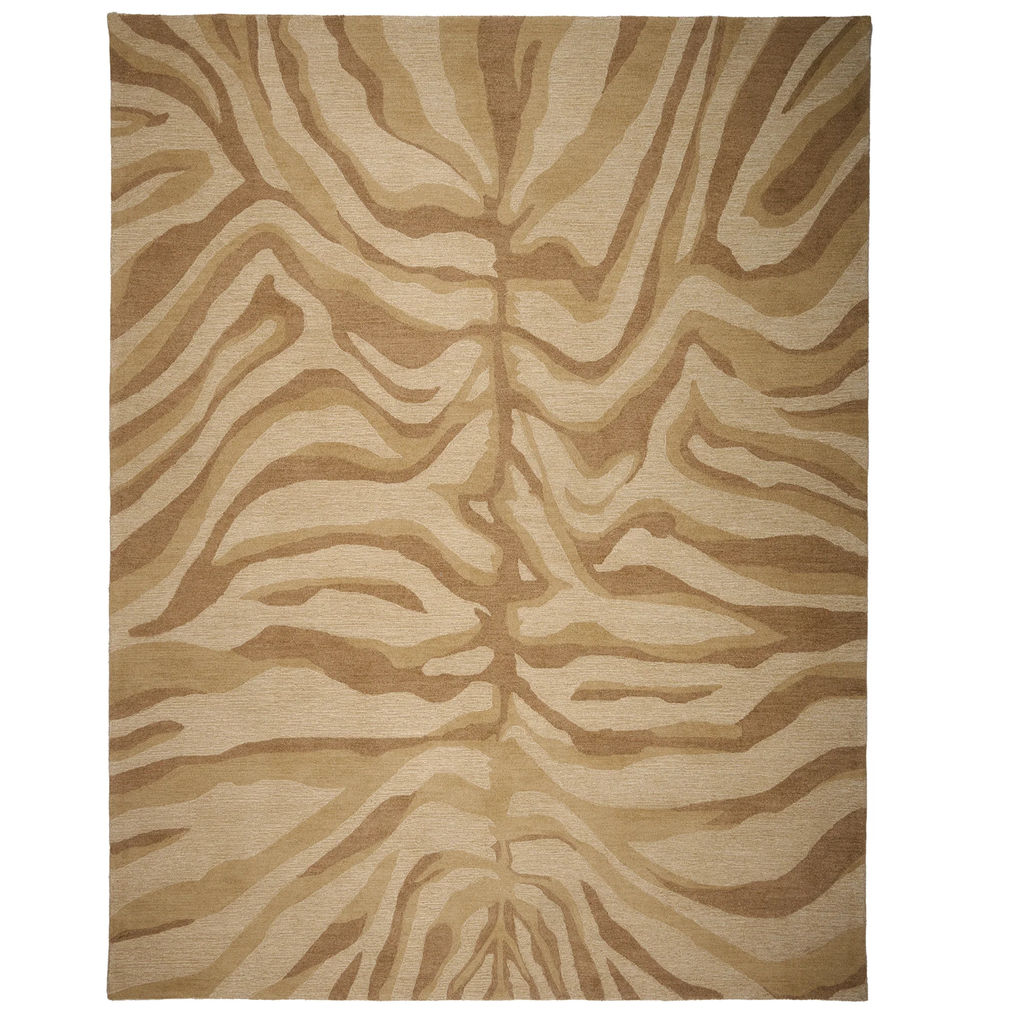 Solid Serengeti Rug – Zebra Beige Reusable