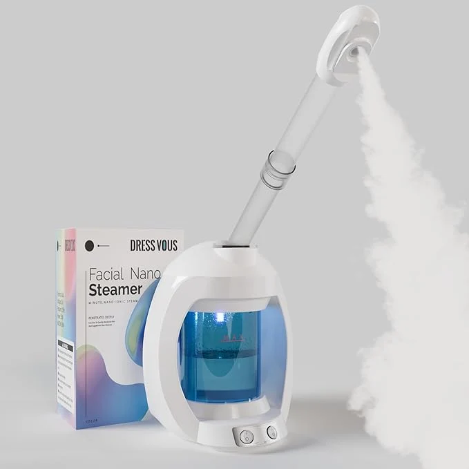 Lightweight Facial Steamer Face Steamer for Esthetician and Nano Ionic Portable Ozone Hair Luxury