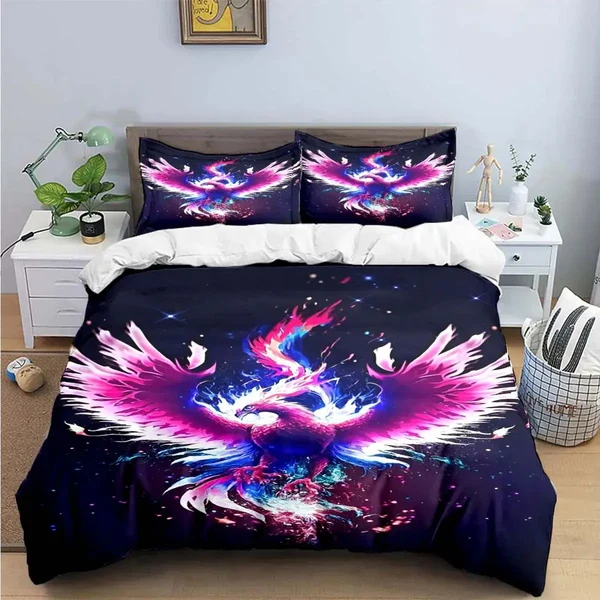 Fine Sacred Phoenix Bedding Artisan