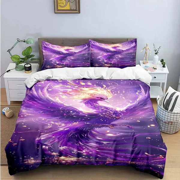 Artisan Rebirth Phoenix Quilt Cover Sophisticated