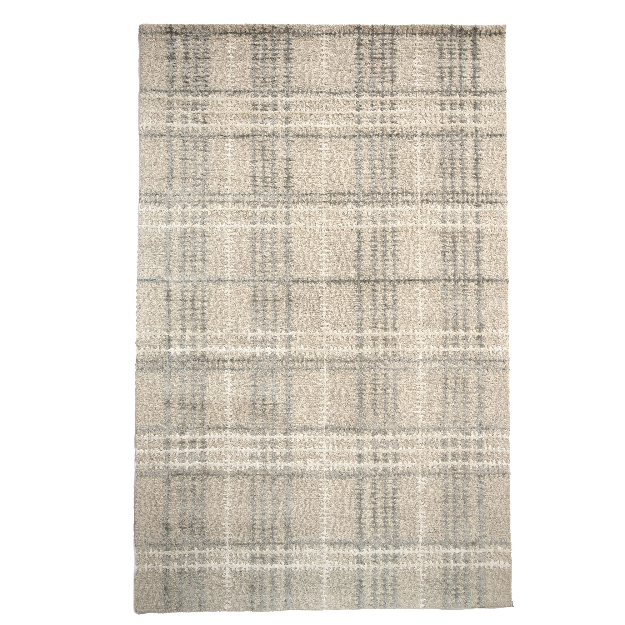 Carefully Designed Tartan Earl Grey Rug Classic