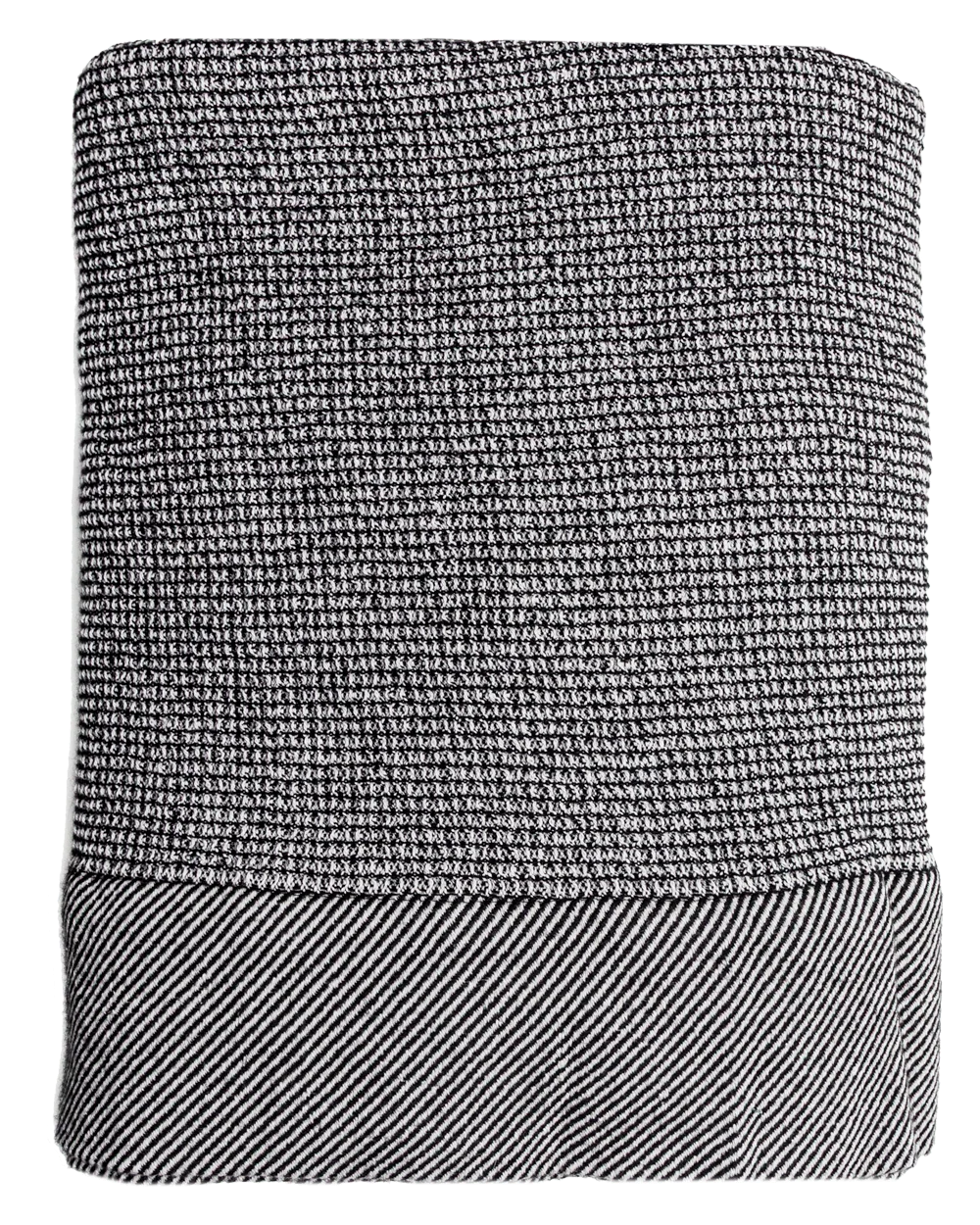 Responsible Pergamon Throw in Black Reusable