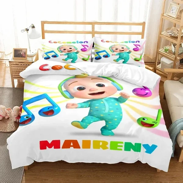 Lightweight Cocomelon JJ Quilt Cover Refined