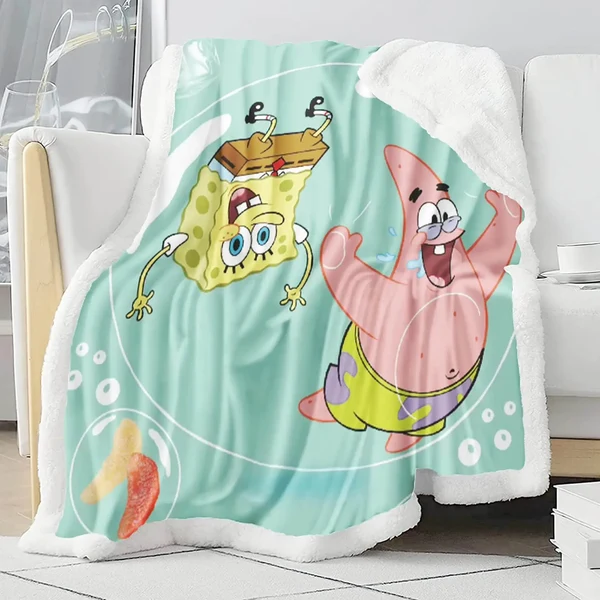 Convenient Spongebob Throw Blanket Efficient