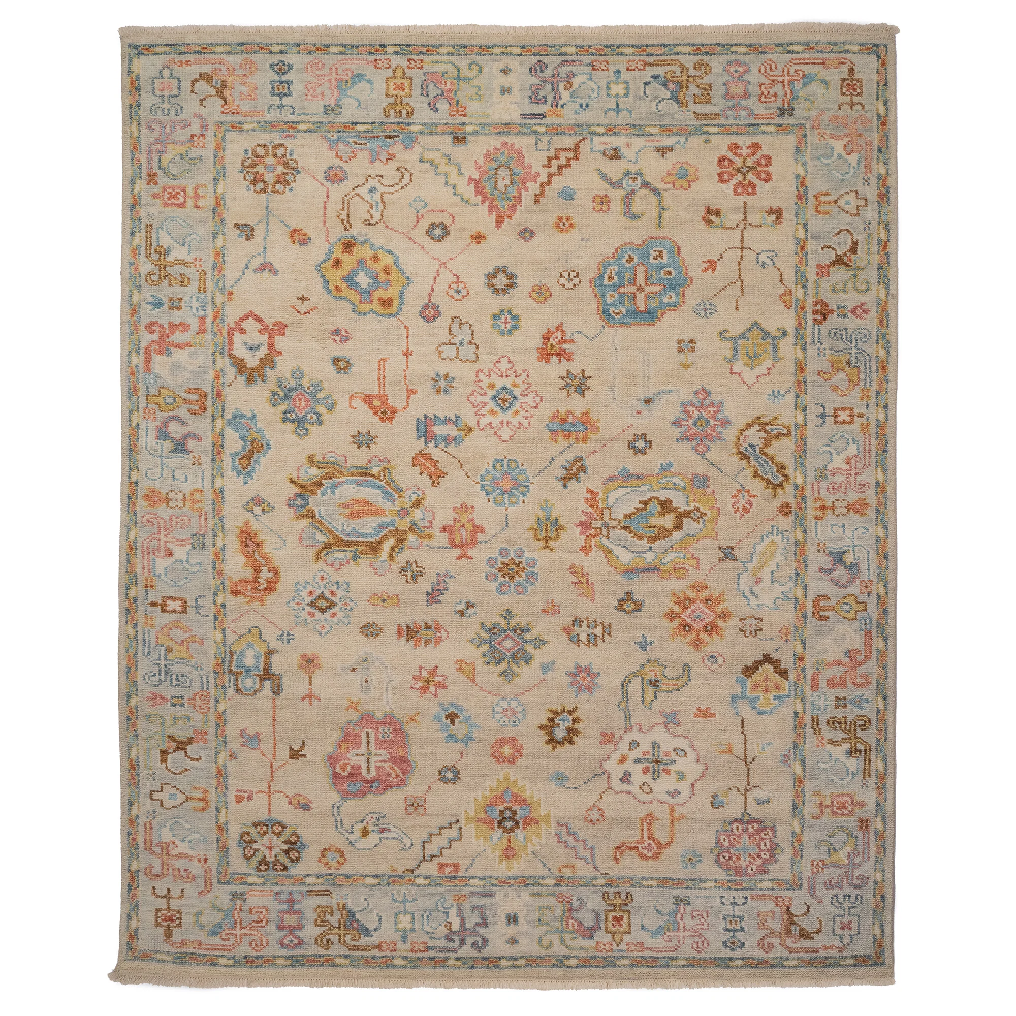 Durable Verve Ecru Multi Rug Soft