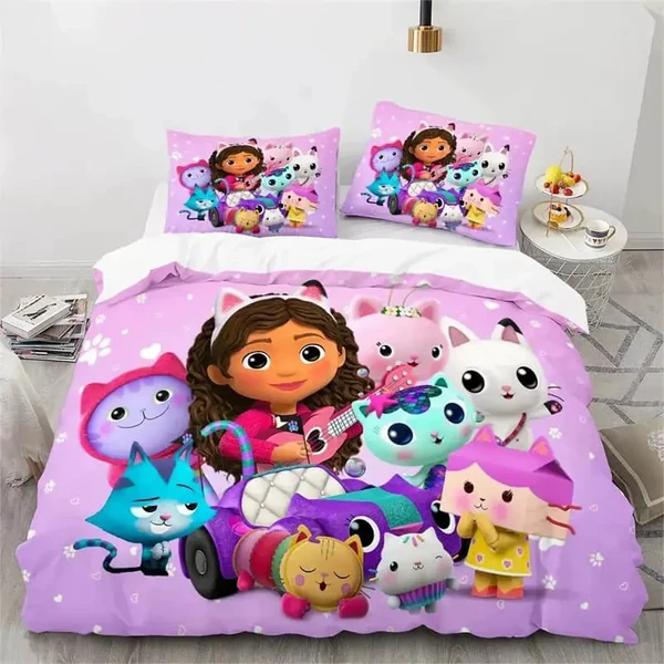 High-End 3D Gabbys Dollhouse Doona Cover Stylish