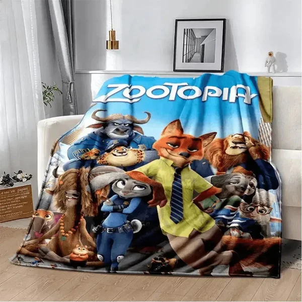 Flexible Zootopia Throw Blanket Smart