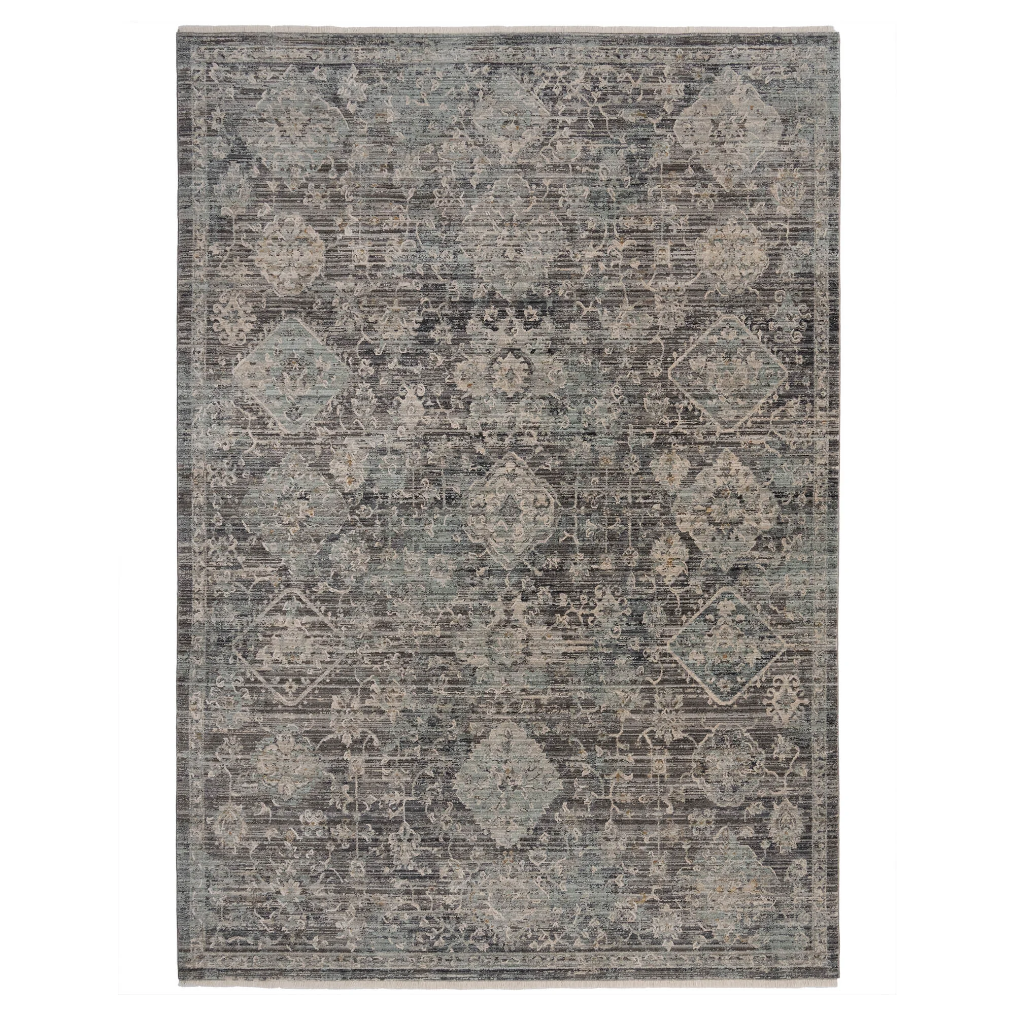 Detailed Zenith Rug – Sarouk Slate Practical