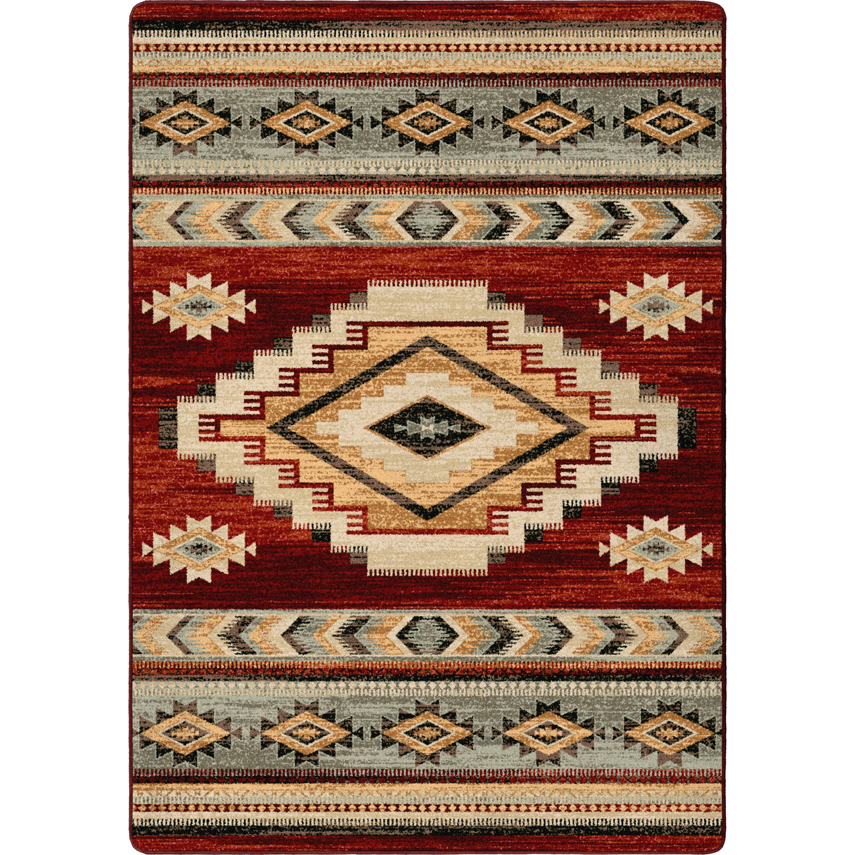 Verified Scared Ground Rug – Garnet Soft