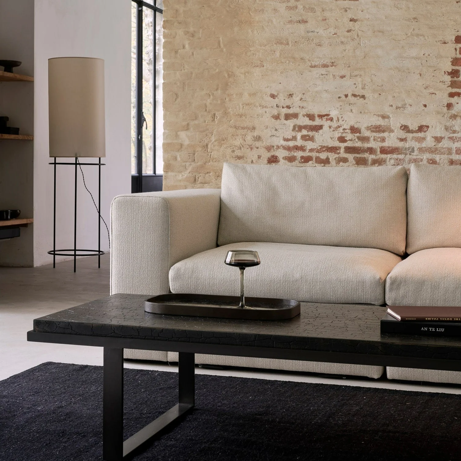 Convenient Mellow End Seater With Right Arm Eco Fabric Sofa Off White Consistent