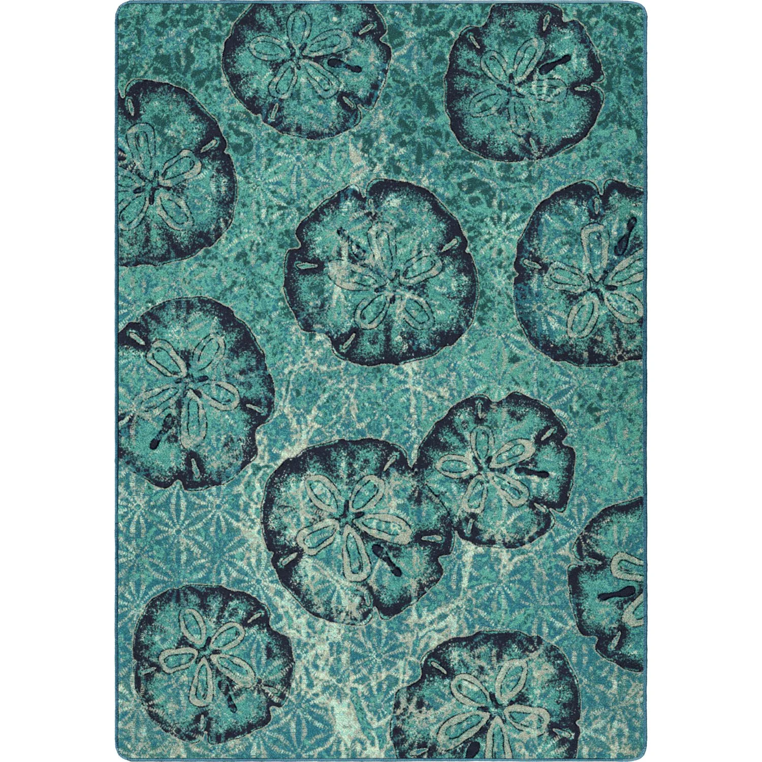Exclusive Beach Money Rug – Aqua Dependable
