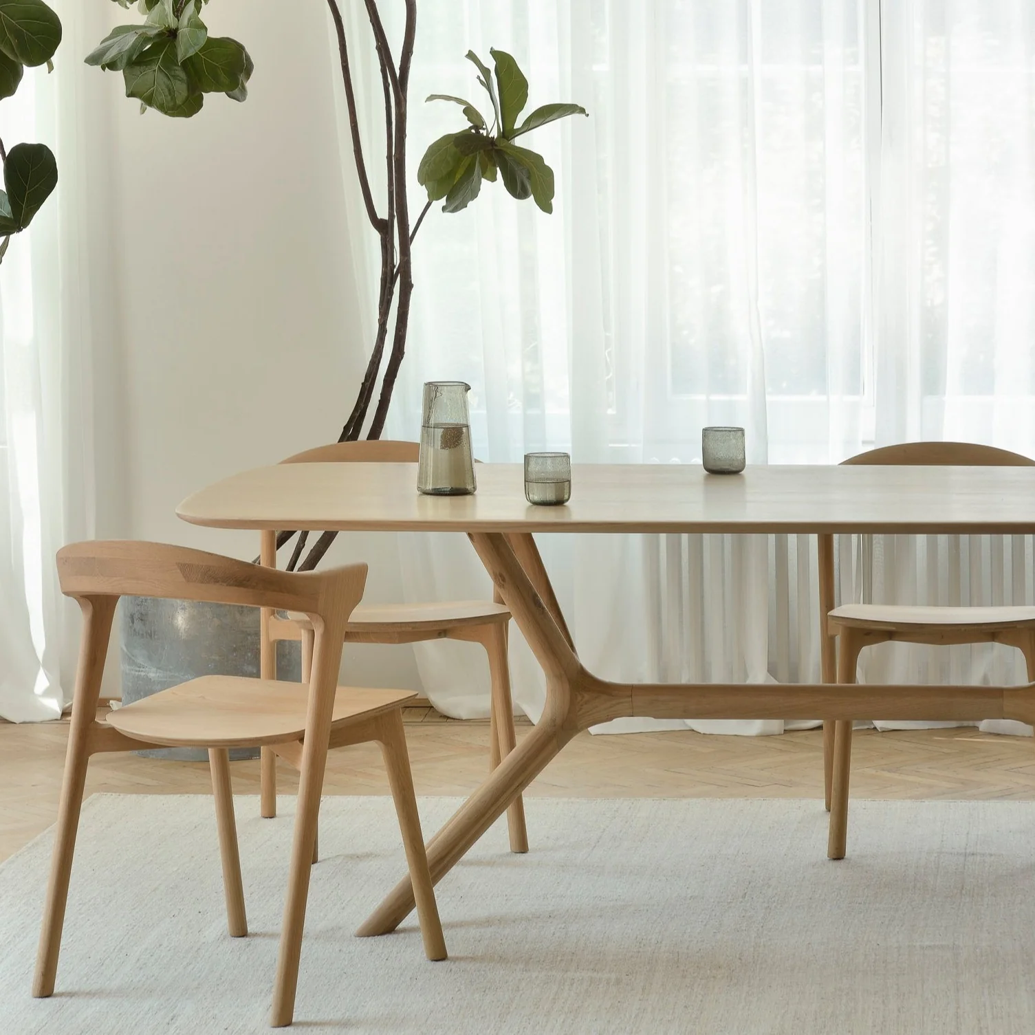 Smooth X Dining Table 79 quot Carefully Designed