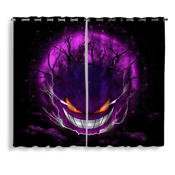 Pure Pokemon Anime Window Curtain Reusable