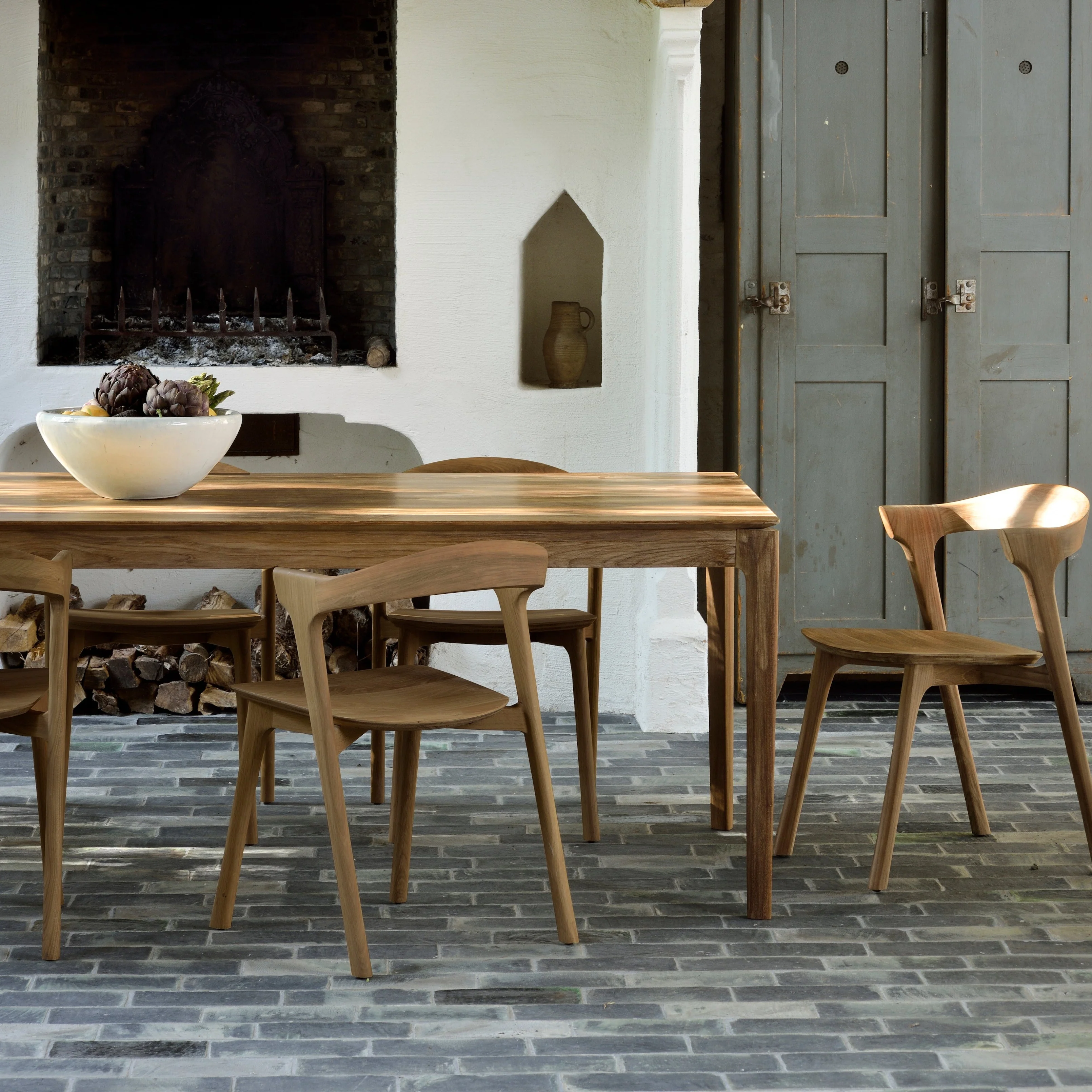 Selected Bok Solid Teak Dining Table 55 quot Specialty
