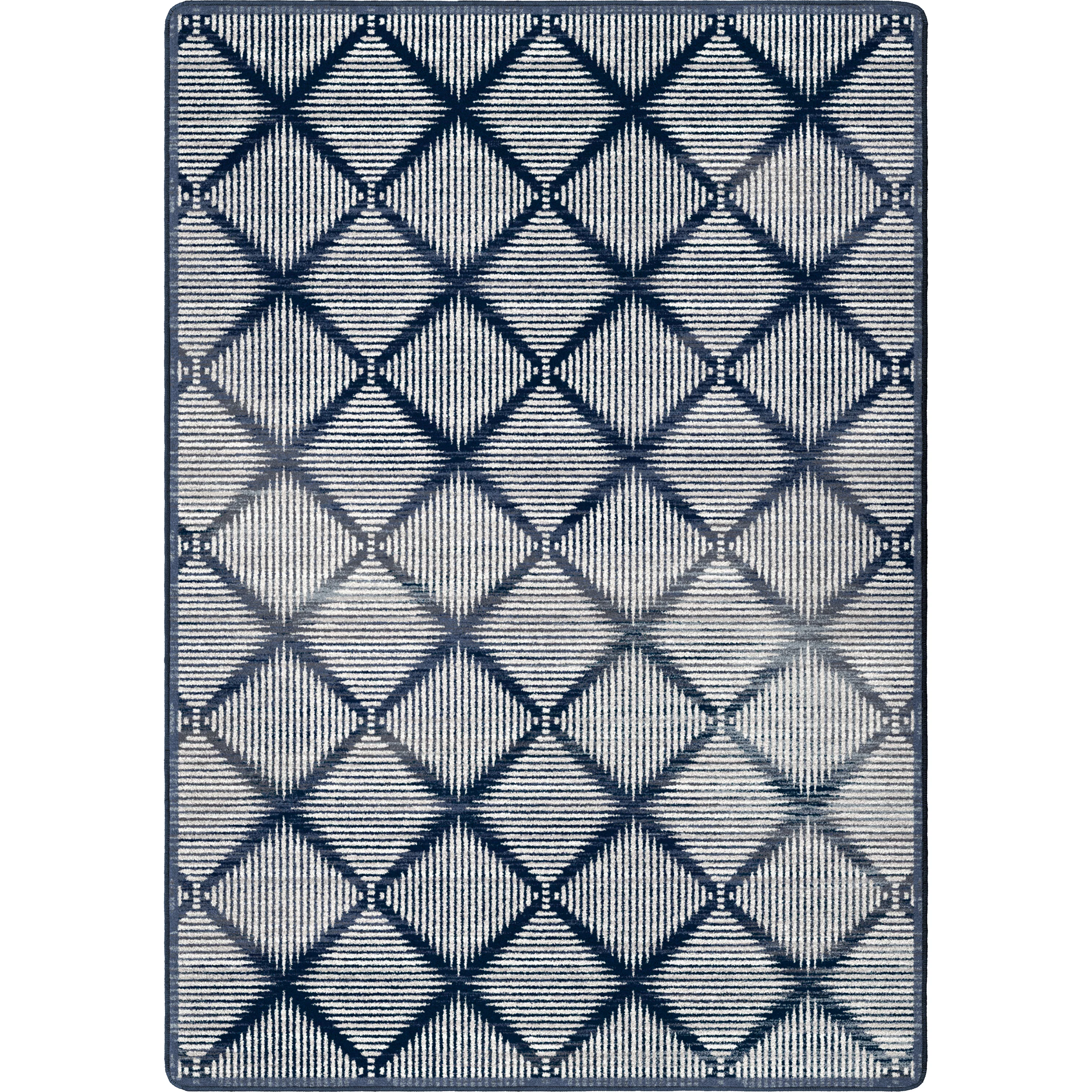 Powerful Diamond Weave Rug – Denim Authentic