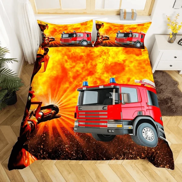 User-Friendly Fire Truck Doona Cover Practical