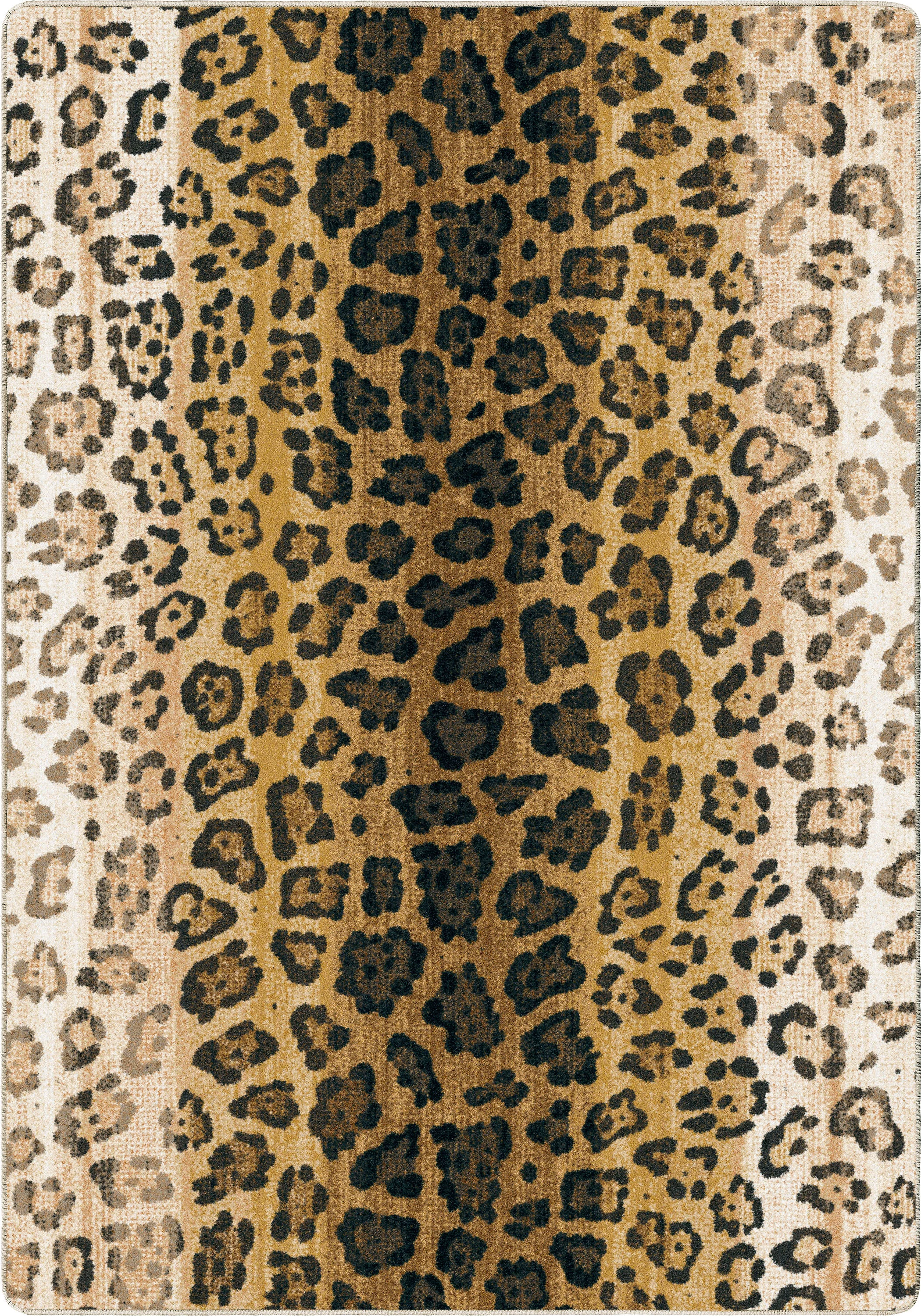 Natural Emery Jaguar Rug – Gold Comfortable