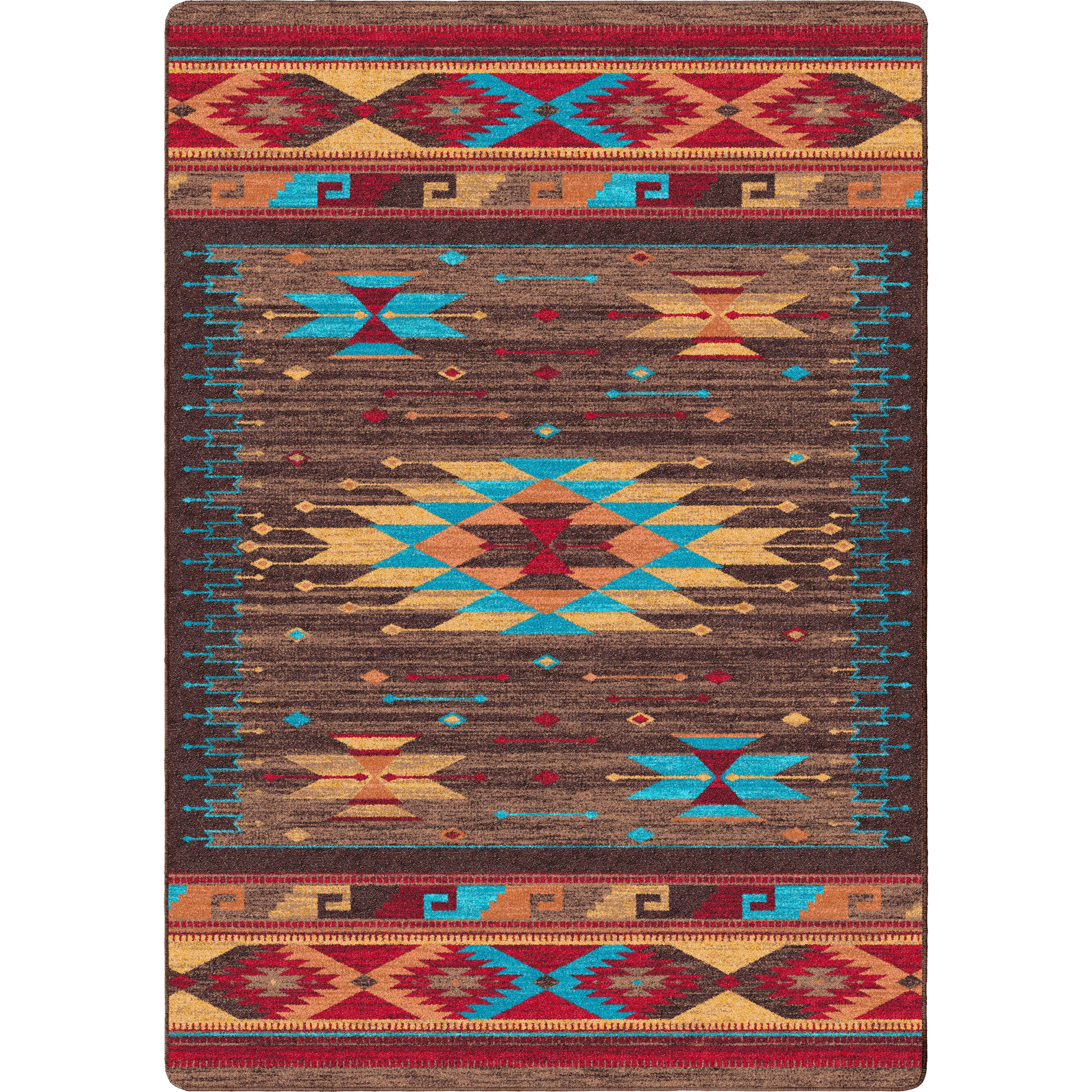 Smooth Espuela Rug – Turquoise High-Grade