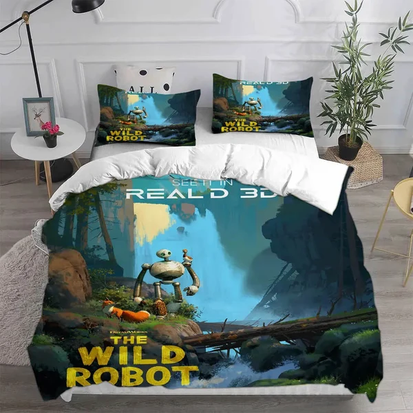 Exclusive The Wild Robot Quilt Cover Eco-Friendly