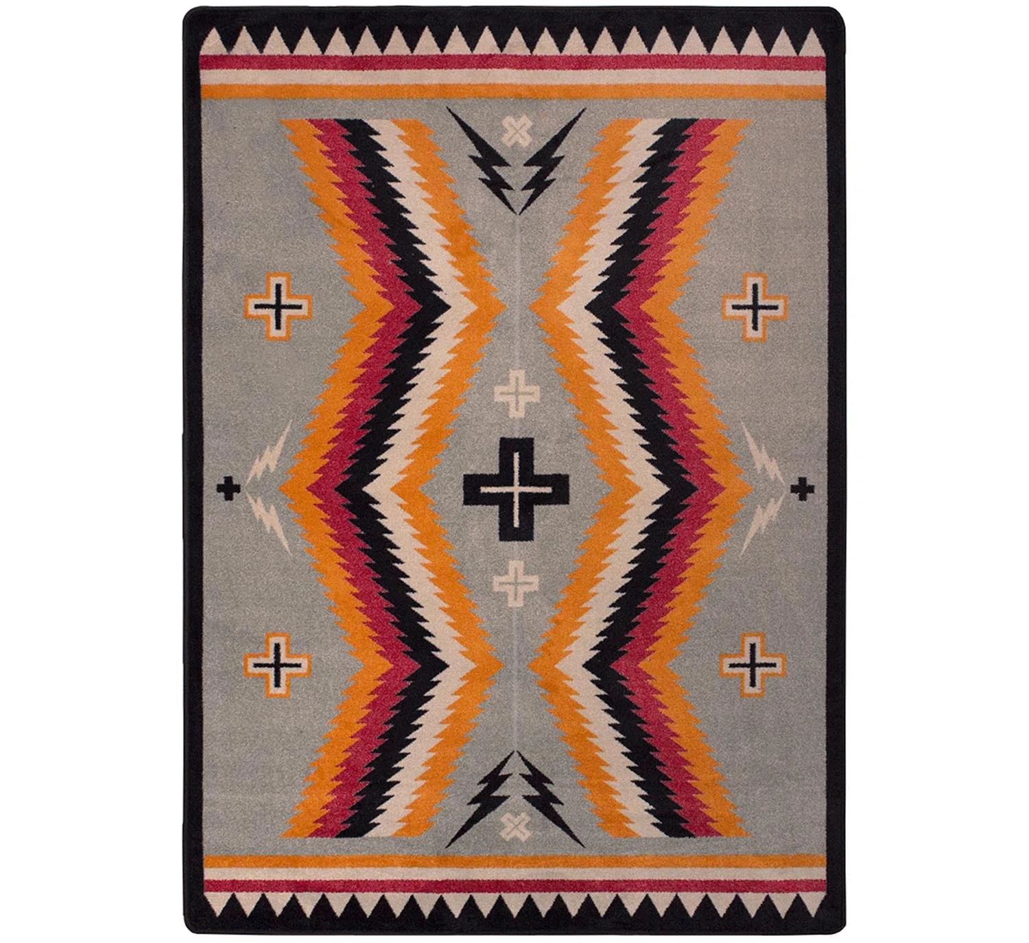 Responsible Fury Peaks Rug – Black Frame Practical