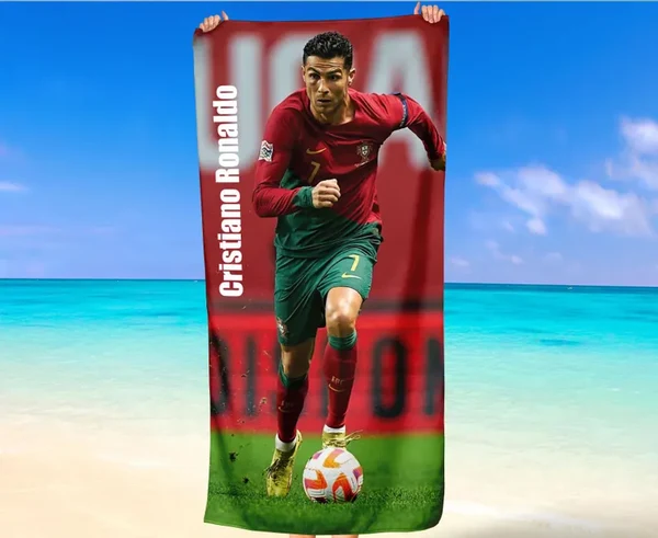 Modern Cristiano Ronaldo Towel for Gym Beach amp Home – Gift for CR7 Fans Selected