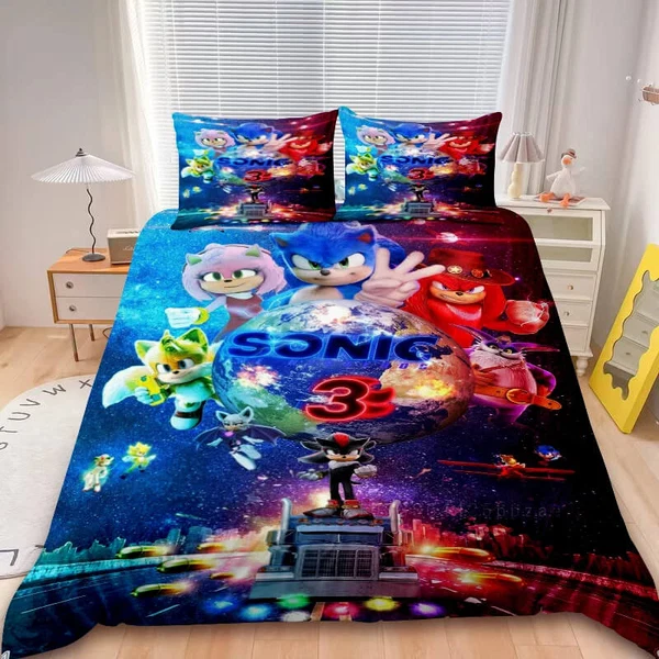Smooth Sonic the Hedgehog Quilt Cover Smart