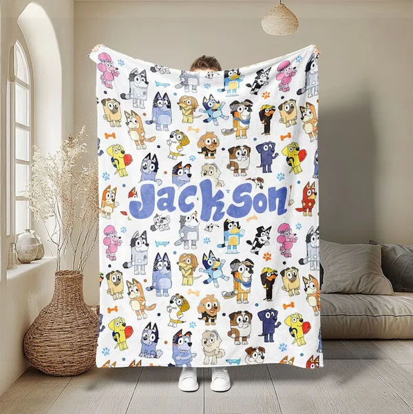 Unique Kids Name Blanket – Custom Children s Blanket for Boys amp Girls Quality