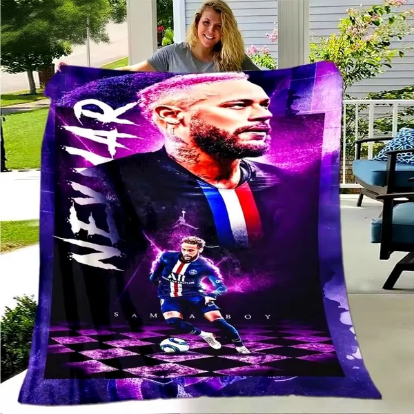 Responsible Neymar Junior Blanket – Soft amp Cozy Throw for Soccer Fans Trendy