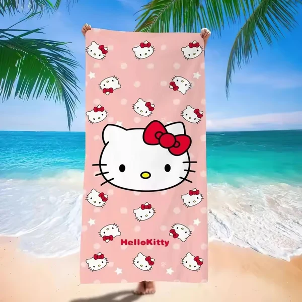 Certified Hello Kitty amp Friends Sanrio Beach Towel for Kids – Cinnamoroll amp My Melody Organic