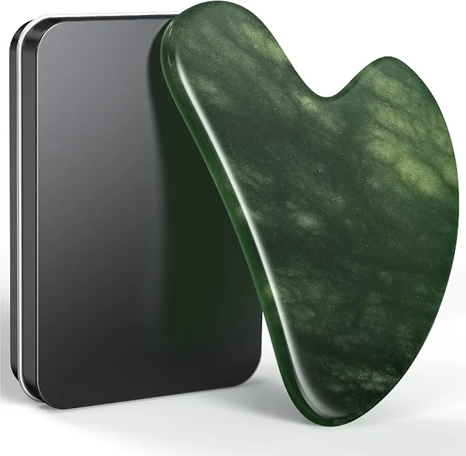 Artisan Gua Sha Facial Tools Natural Jade Stone Guasha Tool Functional