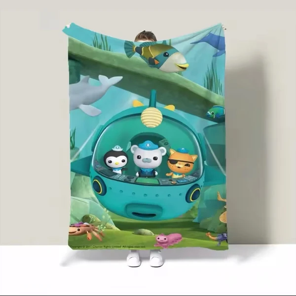 Casual Octonauts Blanket for Kids – Featuring Captain Barnacles Kwazii Peso amp Team Enhanced